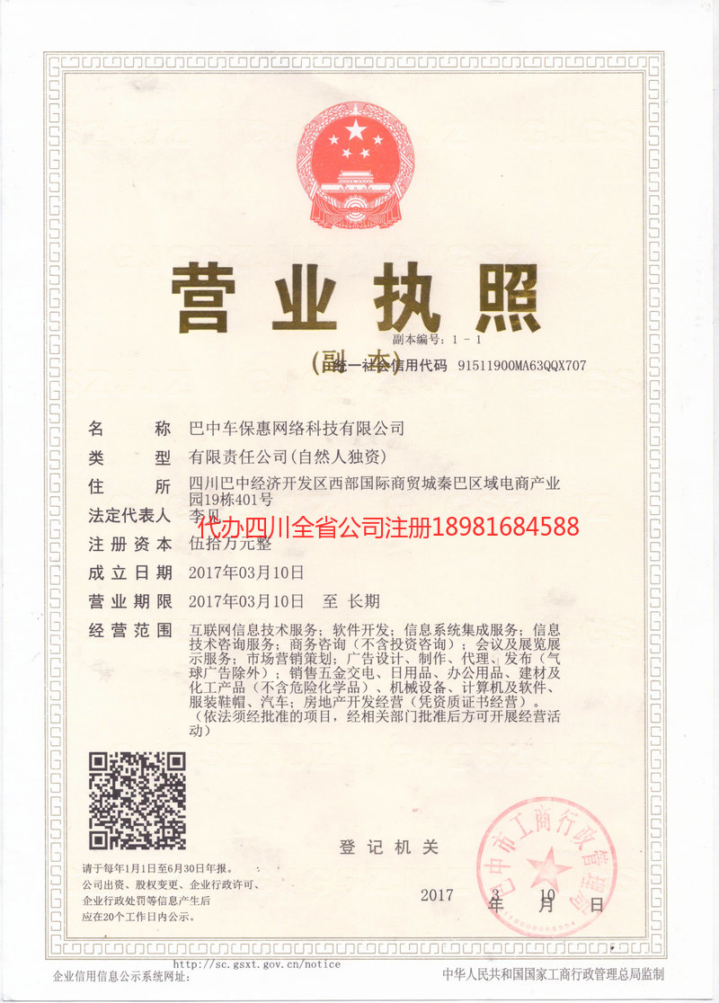 偃师偃师车保惠网络科技有限公司